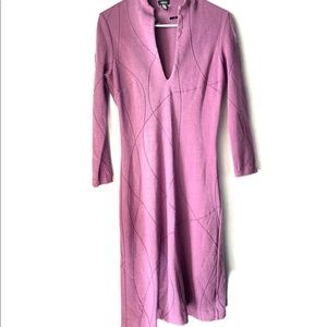 Purple Vneck Bodycon Dress Versus by Versace